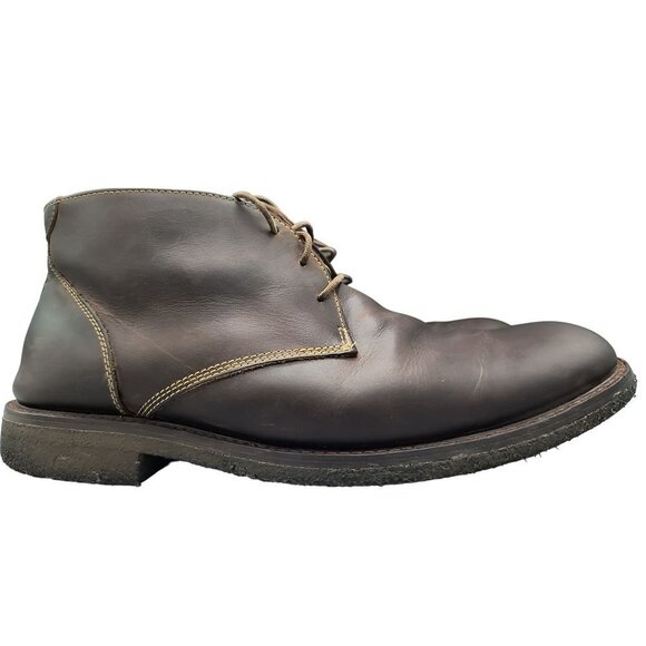 Men's Johnston & Murphy Classic Oiled Sheepskin Chukka Boot Sz. 10 - Picture 2 of 7